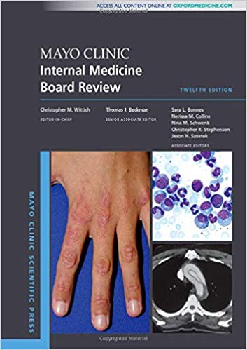 Mayo Clinic Internal Medicine Board Review + dvd  2020 - داخلی
